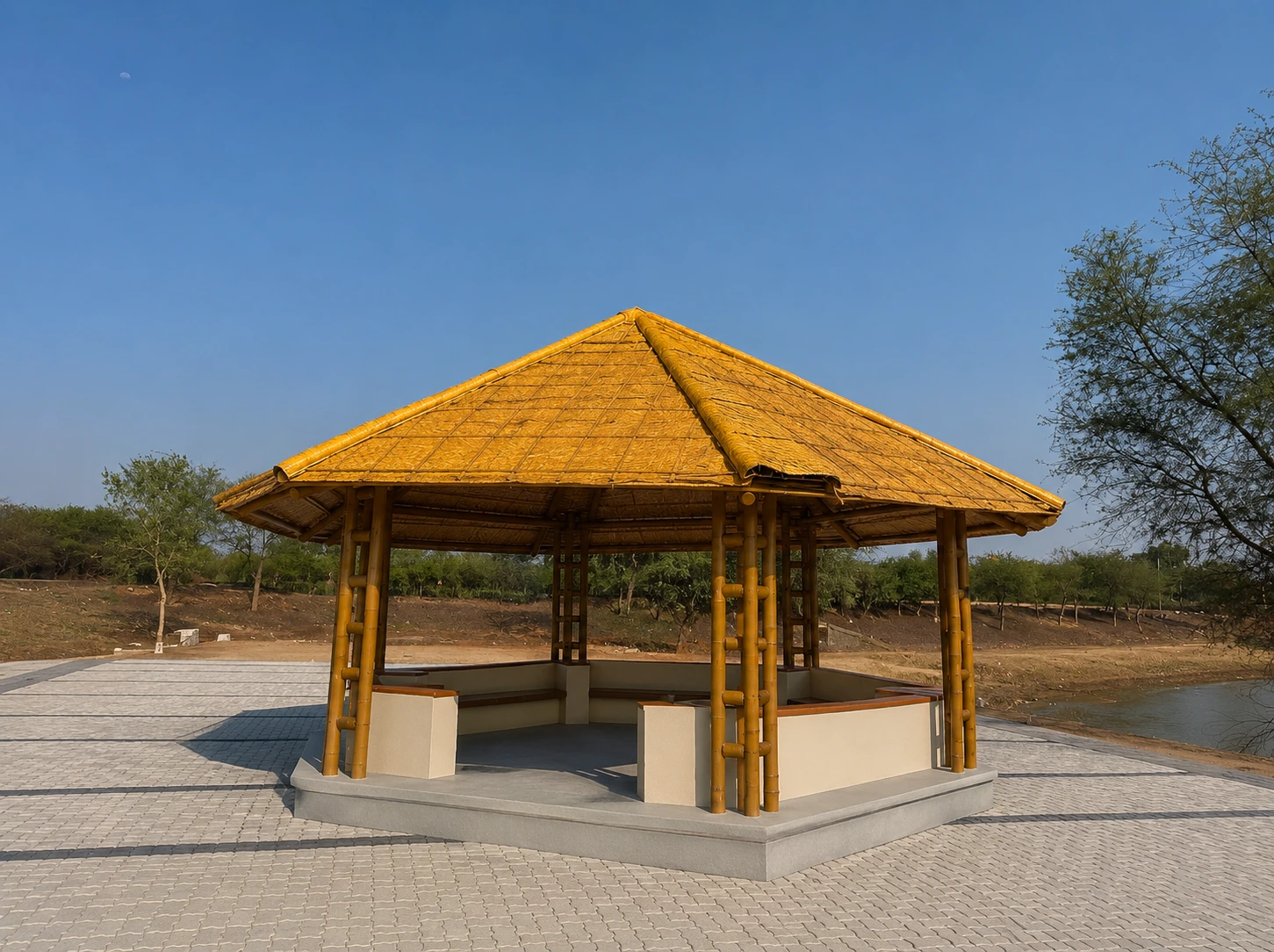Bamboo Gazebo Pavilion
